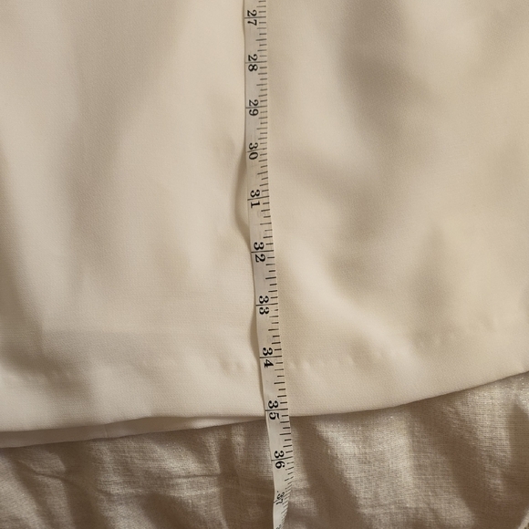 Halston Heritage Cream Slip Dress - Picture 12 of 14